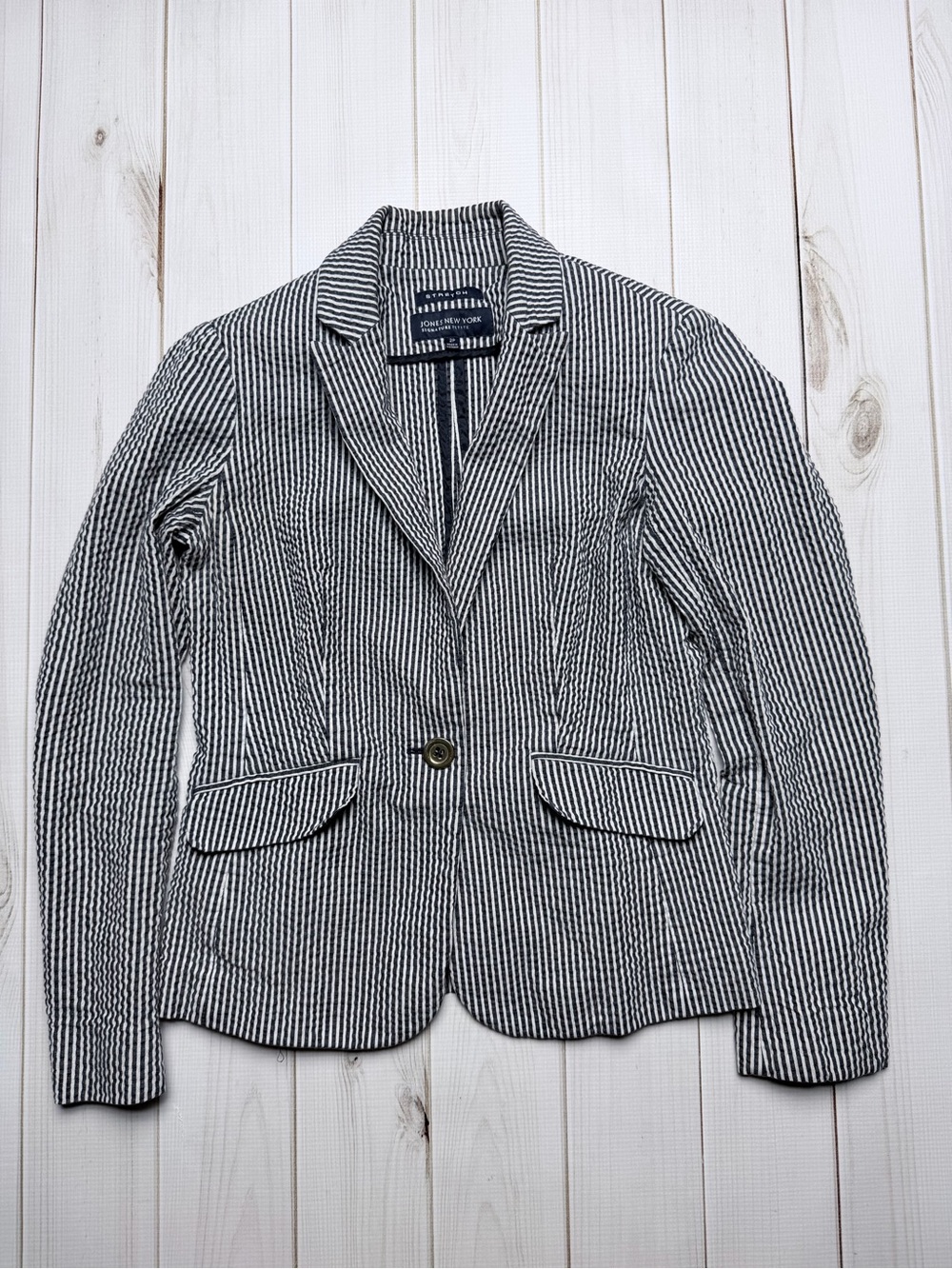 Jones New York Striped Blazer